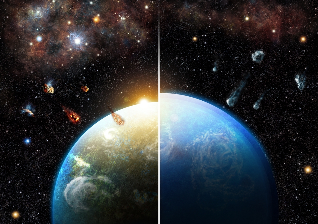 초신성에서 나온 방사성 원소 '알루미늄-26'의 존재가 가른 행성의 차이 
