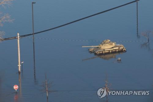 네브래스카 주 방위군 캠프도 침수