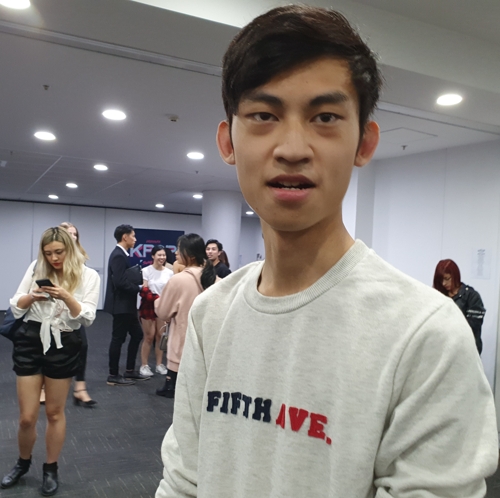 (시드니=연합뉴스) 정동철 통신원 = K팝이 새로운 호주 청년 공동체 문화를 만들고 있다고 역설하는 소셜 매니저 아론 호(22) 씨.