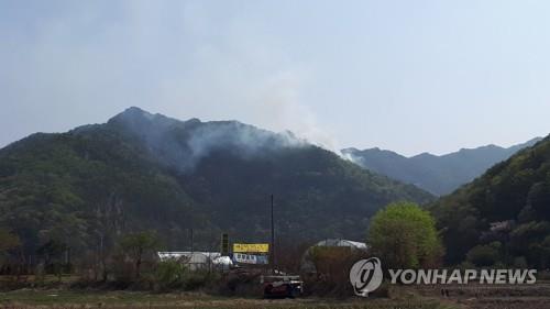 계룡산국립공원 산불