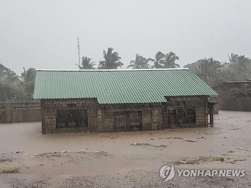 사이클론 영향으로 모잠비크에 내린 폭우