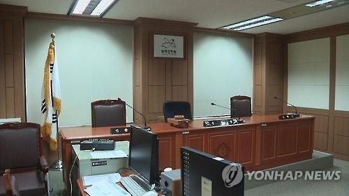 특허심판원 심판정 모습