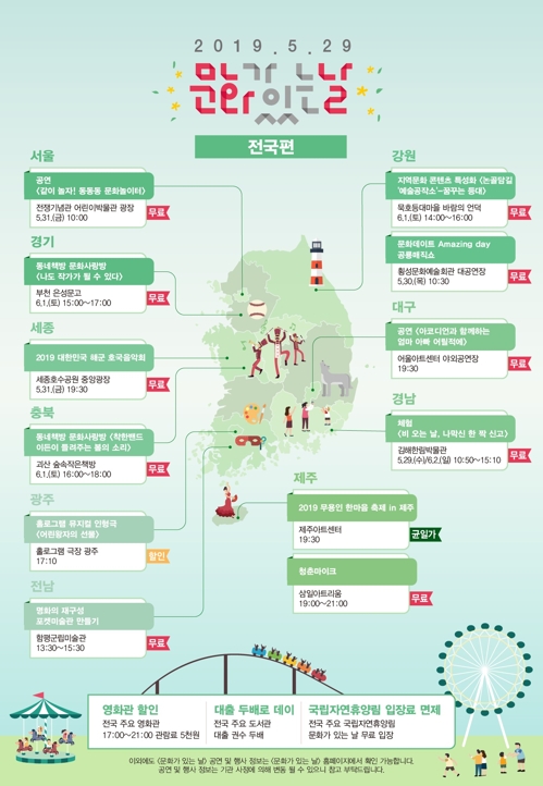 5월 '문화가 있는 날'