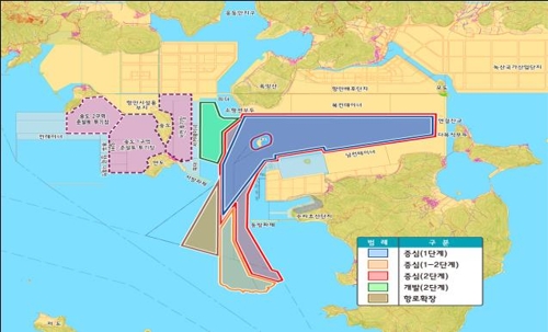 부산항 신항 준설공사 현장