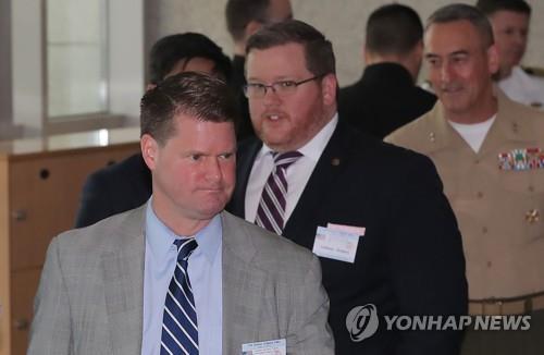 랜달 슈라이버 미 국방부 인도태평양안보 차관보(정면 첫번째)