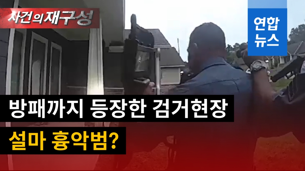 [영상] "넌 포위됐다"…총·방패까지 동원된 '범인 검거 작전' - 2