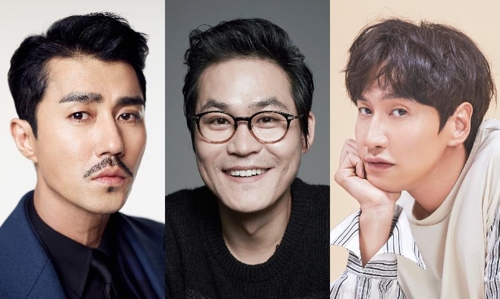 차승원(왼쪽), 김성균, 이광수