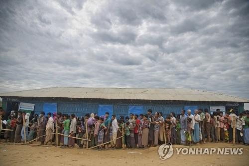 방글라데시 난민촌의 로힝야족(자료사진)