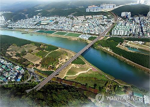 울산 옥동-농소 도로 조감도