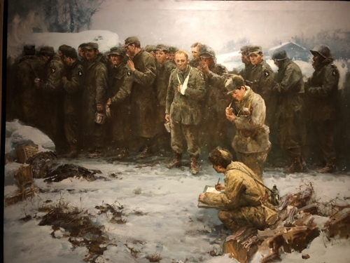 한국전쟁 당시 미군 포로 모습 담은 중국 그림