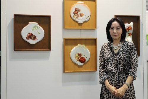 이스탄불 아트페어에 참여한 승지민 작가