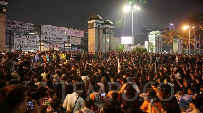 지난 19일 열린 인도네시아 형법 개정안 반대 시위