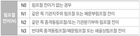 림프절 전이 병기