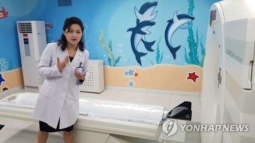북한 어린이병원 CT촬영실