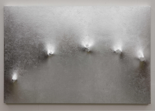 황성준, 'Pause' mixed media on canvas, 91 x 60cm, 2015