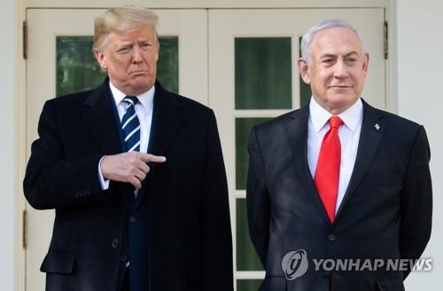 트럼프 미국 대통령(왼쪽)과 네타냐후 이스라엘 총리