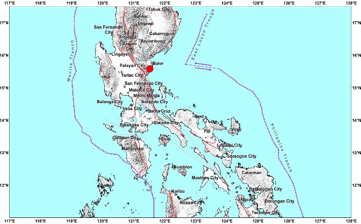 필리핀 북부 루손섬서 규모 5.4 지진