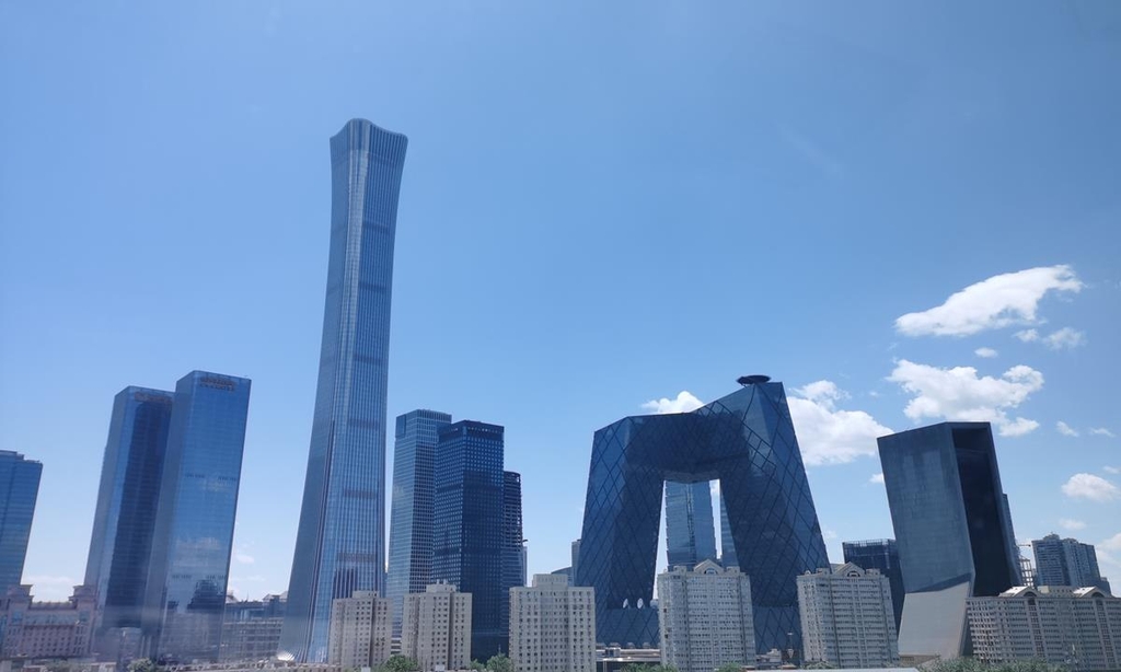 베이징의 푸른 하늘 [사진 글로벌타임스. 재판매 및 DB 금지]