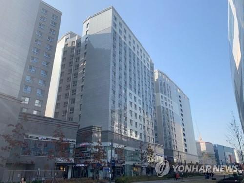 마곡지구에 있는 한 오피스텔