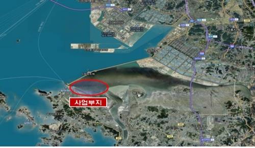 시화호 수상 태양광발전시설 조성 예정지 위치도