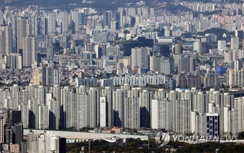 서울 시내 아파트 단지 모습
