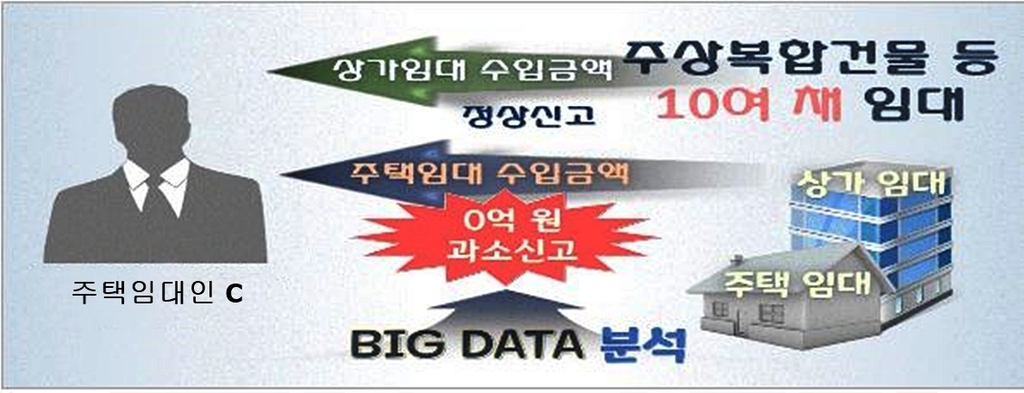 빅데이터 분석으로 추출한 세무검증 대상자 탈루 혐의 개요