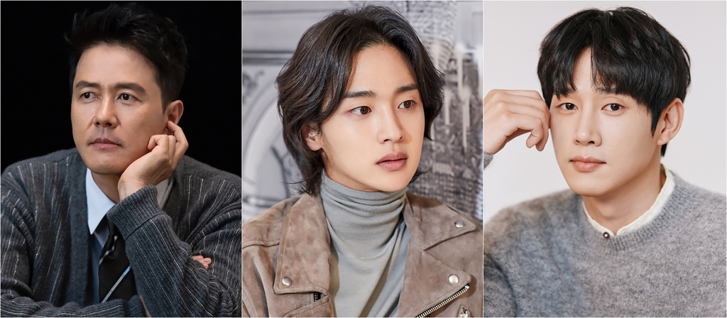 (왼쪽부터) 배우 감우성, 장동윤, 박성훈