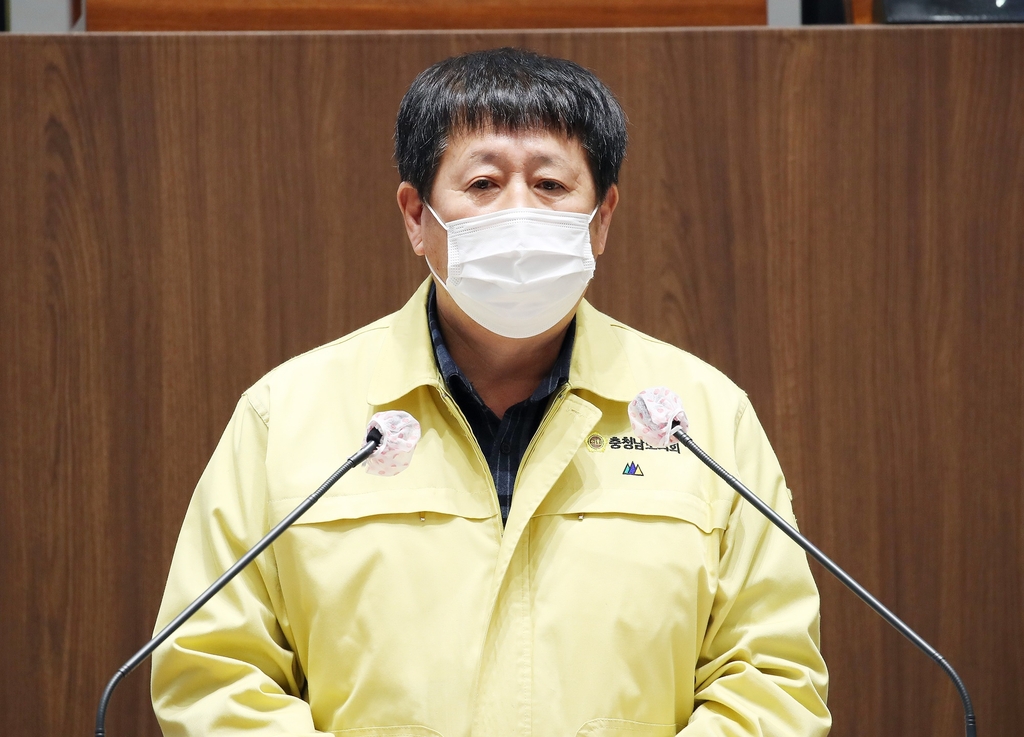 5분 발언하는 장승재 충남도의원