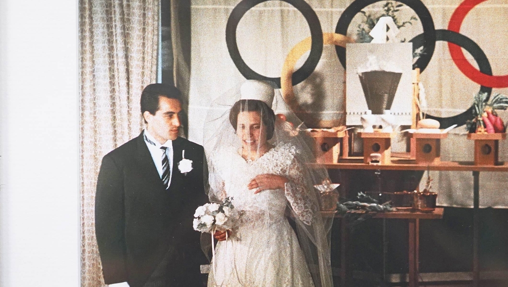 1964년 도쿄올림픽 기간에 결혼한 프로다노프, 요르고바 부부.