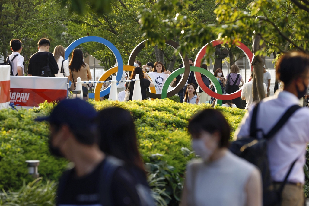 올림픽 개최 중에 코로나 폭증하는 도쿄