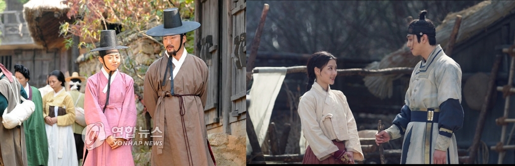 (왼쪽부터) 드라마 '바람의 화원'과 '홍천기'