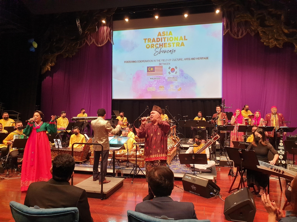 말레이 국립극장에 '아리랑' 선율…전통교향악단 특별공연