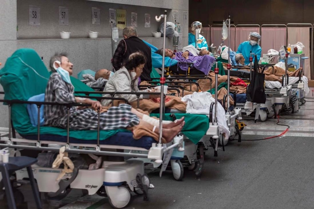 홍콩의 코로나19 확진자 진료 장면