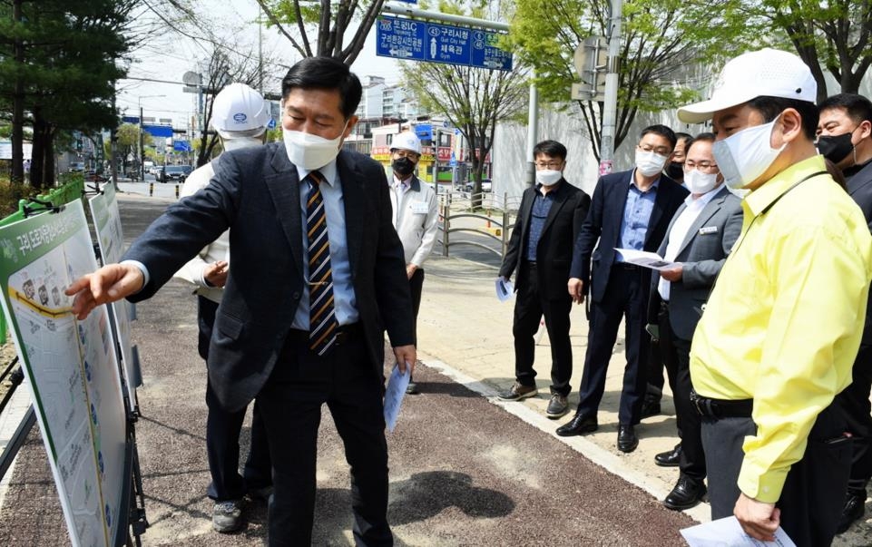 구리시 도로 자동청소시스템 추가 설치