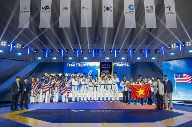 4일 열린 강원·춘천 2024 세계태권도 시범경연 & 격파대회 시상식