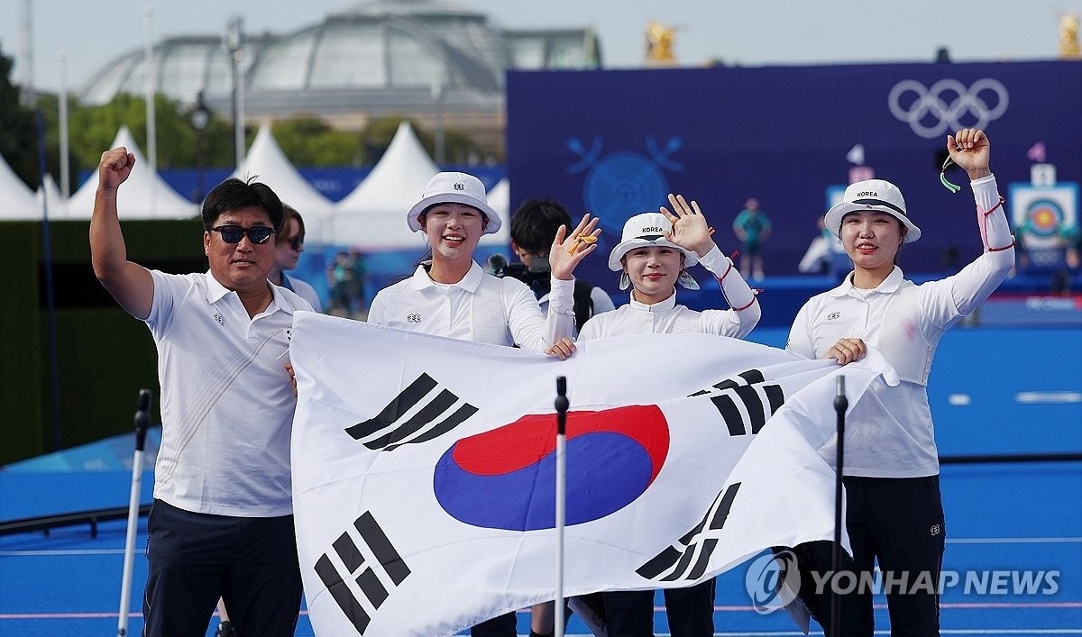 금자탑 달성한 대한민국 양궁 여자단체