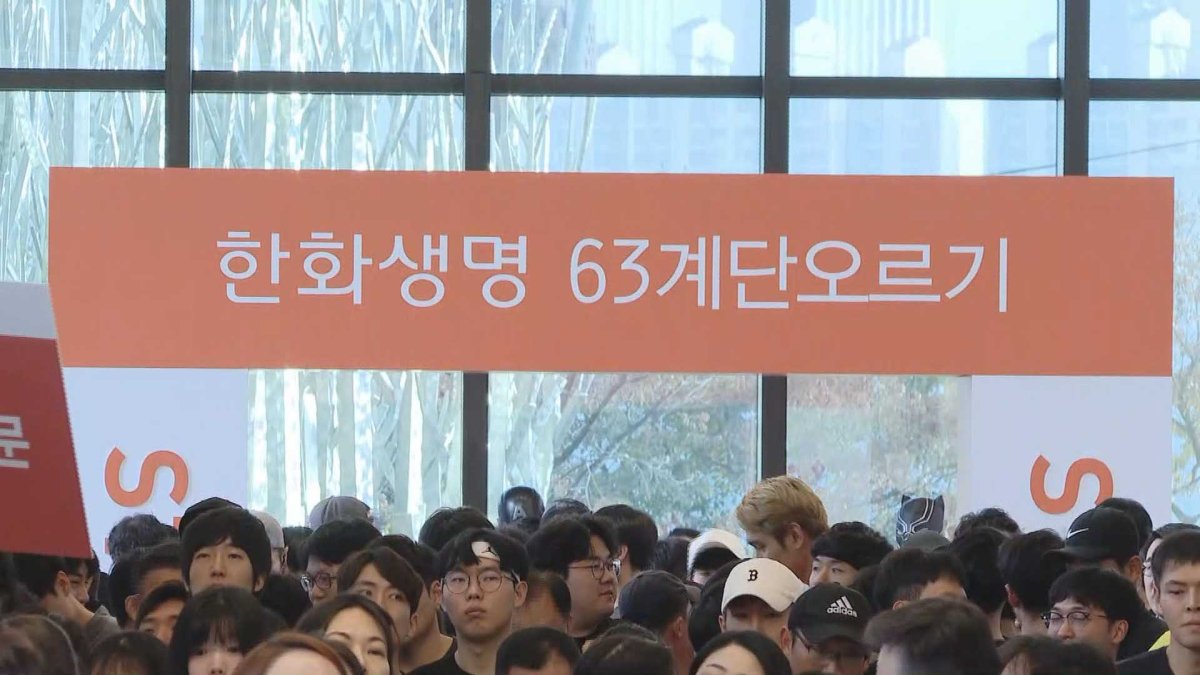 하늘을 향해 달리는 63빌딩 '이색마라톤'