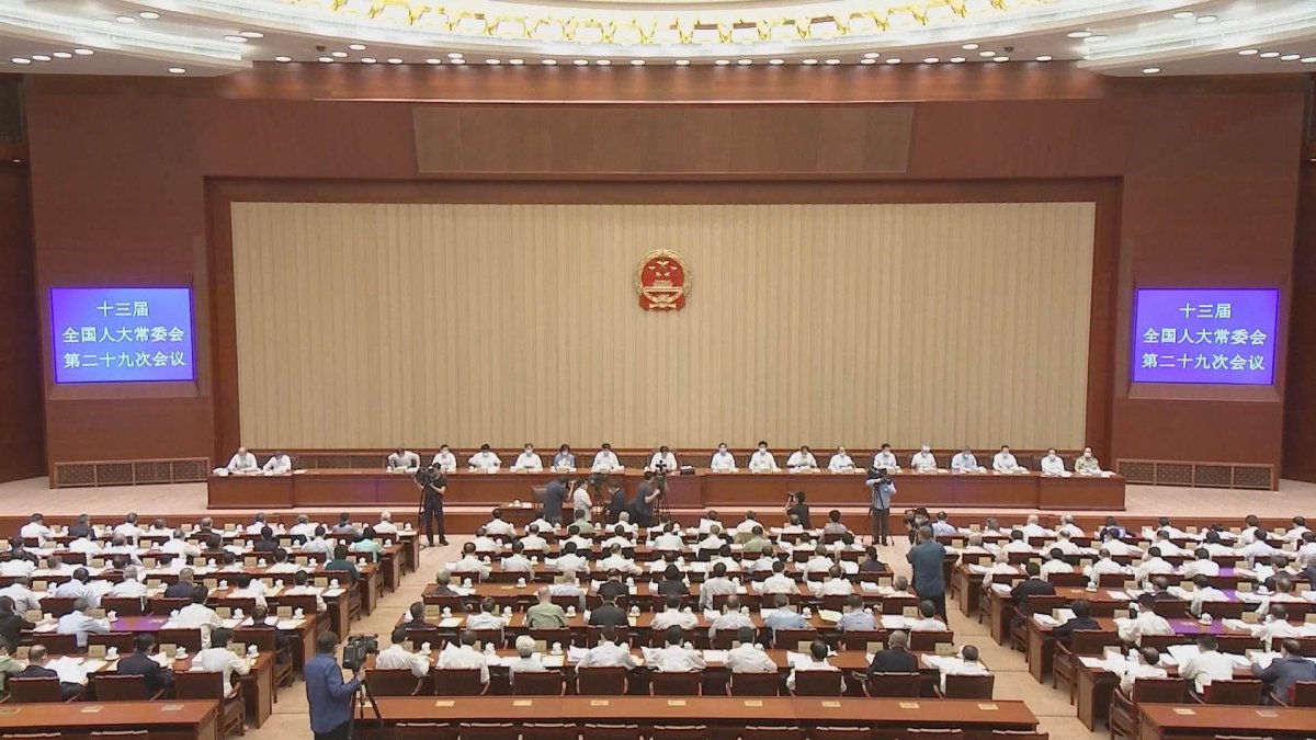 中전인대 '미국 등 서방제재 반격' 근거법안 통과