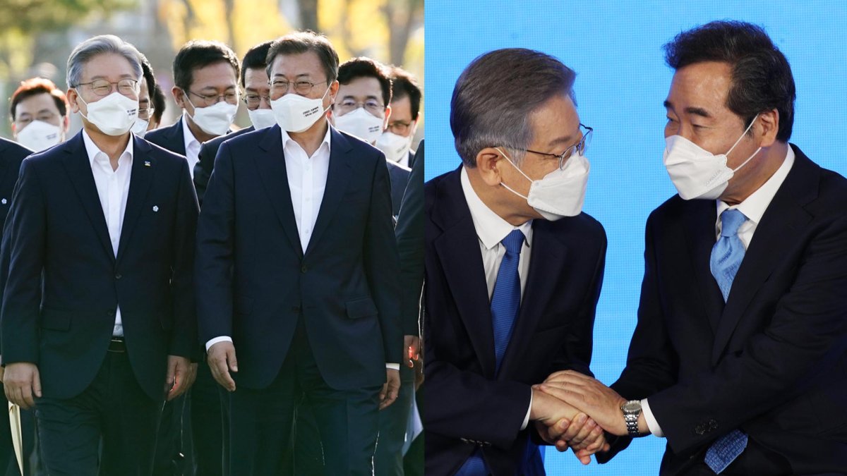 이재명, 문대통령 첫 만남…어젯밤 이낙연과 통화