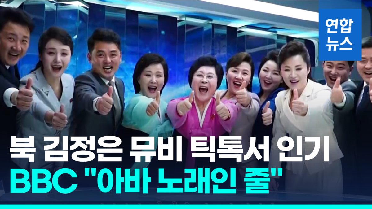 [영상] BBC "아바 노래인 줄…김정은 찬양 북한 뮤비 틱톡 인기"
