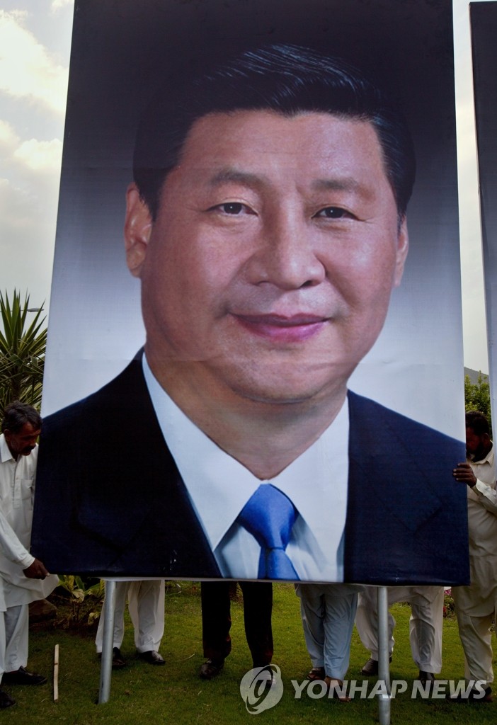 시진핑 중국 국가주석 파키스탄 방문(AP=연합뉴스)