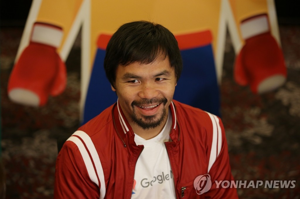 파키아오 << AP=연합뉴스 자료사진 >>