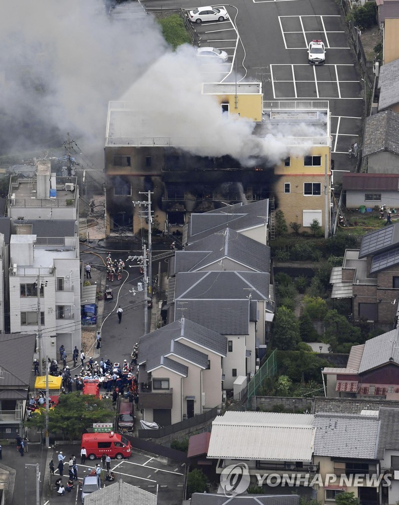 Japan Anime Studio Fire