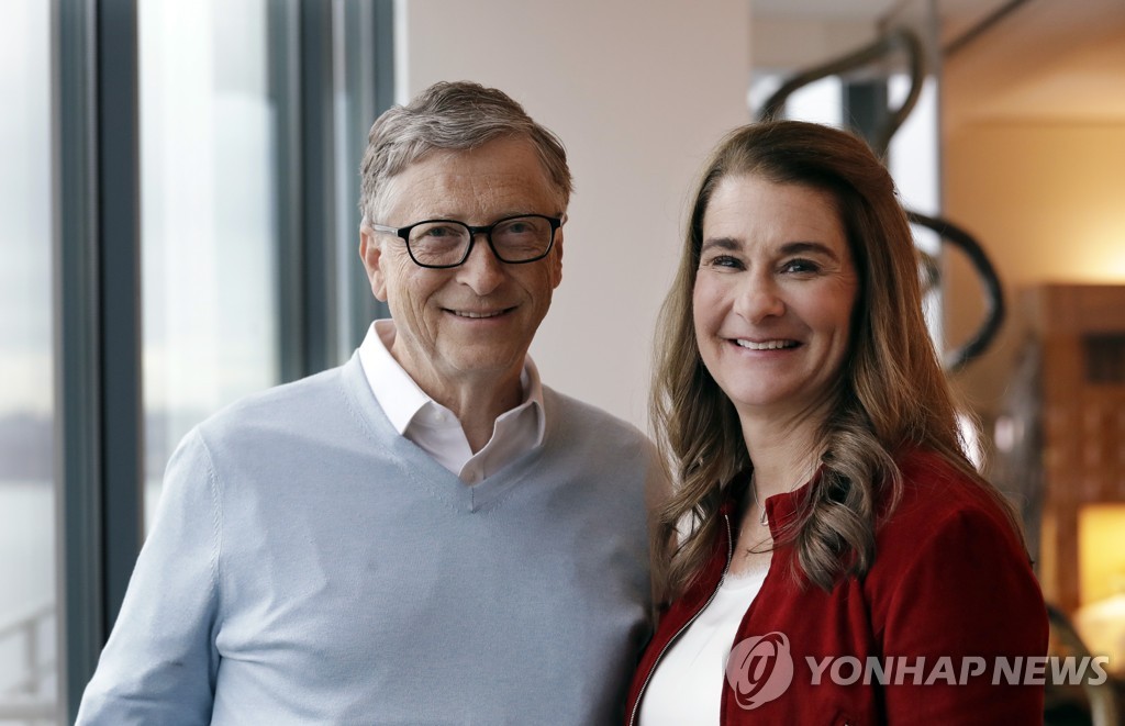 2019년 당시 부부였던 빌 게이츠 마이크로소프트 창업자와 멀린다 프렌치 게이츠