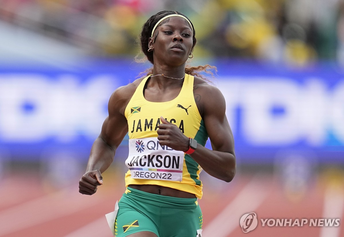 파리 올림픽 육상 여자 200ｍ 예선에서 기권한 잭슨