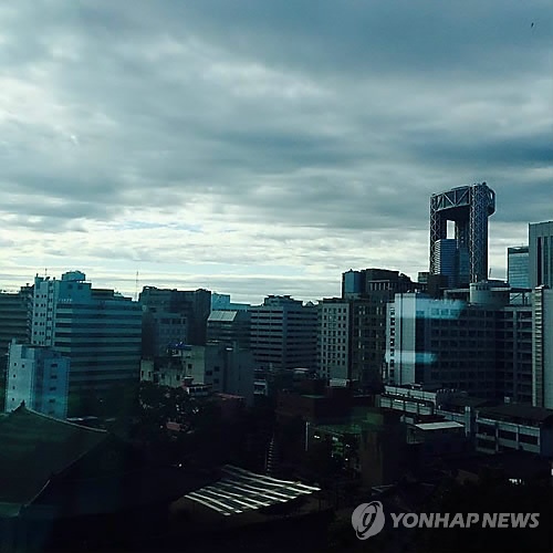 흐린 하늘