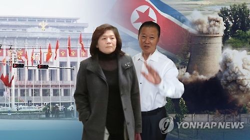北 최선희 외무성 미주국장과 장일훈 유엔주재 차석대사(CG)