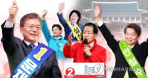 장미대선 '1강2중2약' 판세 재편 (PG)