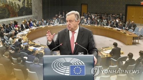 유엔, 구테흐스 위안부 발언 "원론적 언급" 진화(CG)