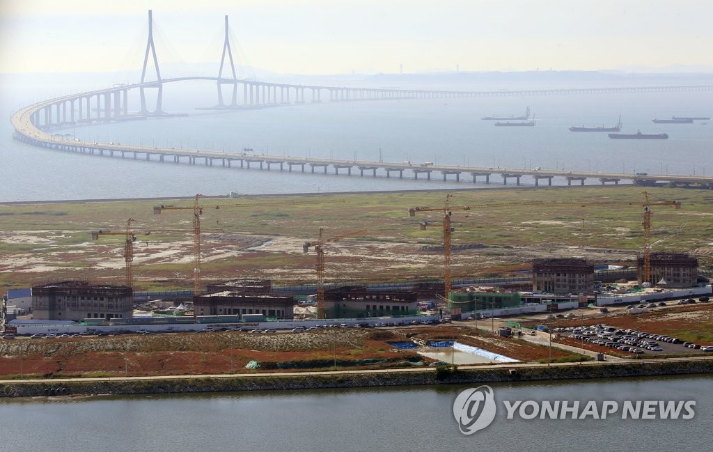 인천 송도국제도시 6·8공구 전경